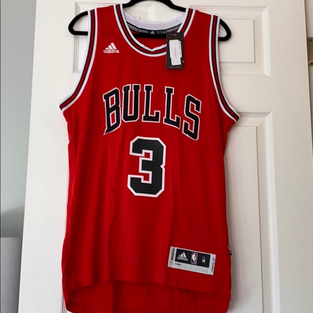Men’s Bulls Wade Adidas Swingman Jersey NWT